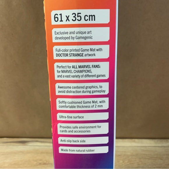 New! Marvel Champions Prime Game Mat Gamegenic Doctor 61 x 35 cm - Picture 5 of 9